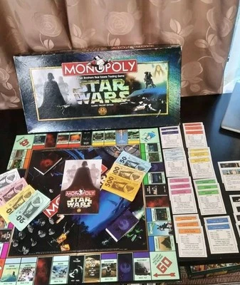 Monopoly Star Wars, Original Trilogy Edition (1997) - Used, 100% Complete  - Image 1 of 4