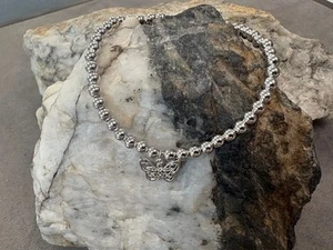 Clogau Silver & 9ct Rose Gold Celtic Butterfly Affinity Bead Bracelet 17-17.5cm - Picture 1 of 13