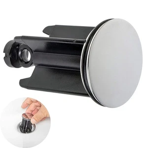 Bouchon De Lavabo Fiche UNIVERSNEL Accessoire De Salle De Bain Bouchon D'��vier - Picture 1 of 31