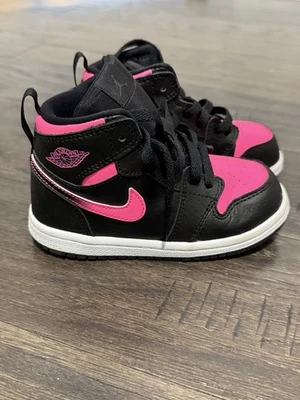 Jordan 1 Retro High Baby Toddler Shoes 8c 705324-019 Girls - Image 1 of 4