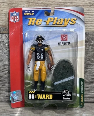 Figura de acción Hines Ward Pittsburgh Steelers Gracelyn Replays Serie IV 2007 Foto 1 de 4