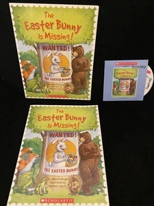 The Easter Bunny Is Missing 2 Books + Audio CD - Scholastic - Steve Metzger - Picture 1 of 1
