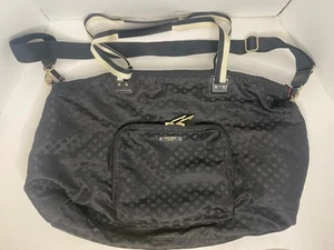 Kate Spade große Nylon Reisetasche schwarz/hot pink faltbar verstaubar - Bild 1 von 9
