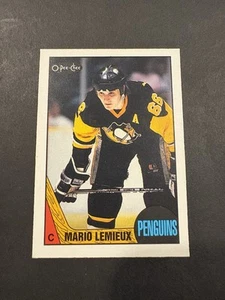 1987-88 OPC O-PEE-CHEE Mario Lemieux Pittsburgh Penguins #15 NM . NICE 3rd YEAR - Picture 1 of 6