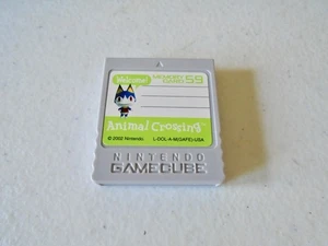 Official OEM Animal Crossing Memory Card w/ Special Data save! Nintendo GameCube - Picture 1 of 6
