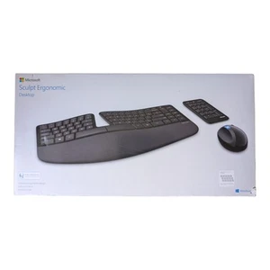 Microsoft Sculpt Ergonomic Desktop Keyboard Mouse & Numeric Pad-Set Tested - Afbeelding 1 van 14