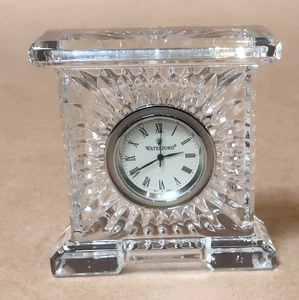 WATERFORD CRYSTAL MEDALLION CLOCK NEW IN BOX - Picture 1 of 8