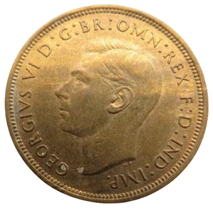 1938 King George VI One Penny Coin In Higher Grade - Picture 1 of 3