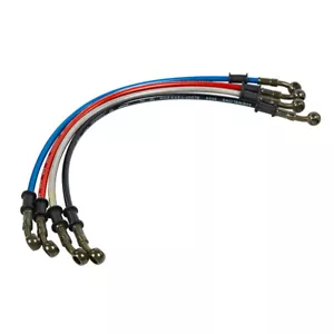 50cm-120cm Motorcycle Braided Stainless Steel Brake Clutch Oil Hose Line Pipe - Picture 1 of 122