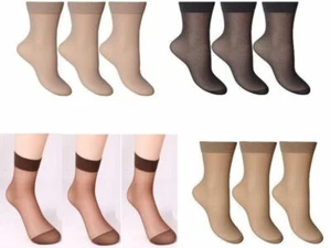 3,6 Paar knöchelhohe knöchelhohe Damen-Hosensocken GRÖSSE 4-7 UK viele Farben - Bild 1 von 5