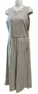 Eileen Fisher Moon Crop Cotton Knit Jumpsuit Size XXS Orig $278