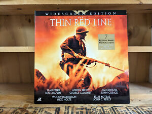 The Thin Red Line (1998) Laserdisc Terrence Malick Sean Penn Nick Nolte WWII
