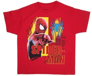 Marvel Spider-Man Little Boys Size 7 Long Sleeve T-Shirt NWT Red Spider-Man 2 - Picture 1 of 2