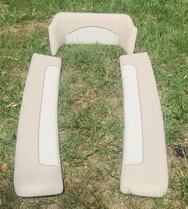 OEM NauticStar Forward Bow Port/Stbd/Center Backrest Seat Back Cushion Set - Picture 1 of 7