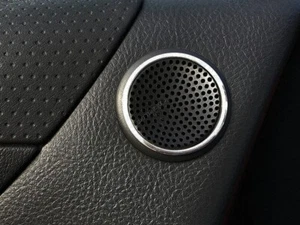 Per Toyota Celica T23 99-06 Anelli in alluminio per tweeter nelle porte x2 - Photo 1/7