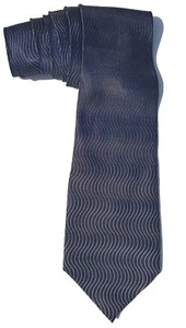 Kenneth Cole NEW Blue Geometric Men's Neck Tie Silk $59 A3592 - Picture 1 of 2