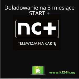 3 m-ce START+ Doładowanie TnK carga NC+ Zasilenie TVN Canalplus TVPolska TVP - Imagen 1 de 2