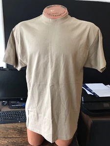 Neu ohne Etikett Wüstensand 100 % Baumwolle T-Shirt Erwachsene Large unbedruckt ohne Tasche - Bild 1 von 6