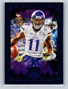 2015 Panini Gridiron Kings Blue Framed #45 Mike Wallace Minnesota Vikings - Bild 1 von 2