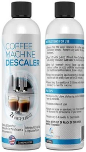 Descaling Solution For Coffee & Espresso Machines 2 Bottle Pack 4 Uses Univers - Picture 1 of 8