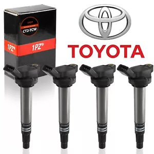 For 4x Ignition Coil OEM Denso 90919-02258 UF596 UF619 Toyota Prius Lexus 1.8L - Picture 1 of 6