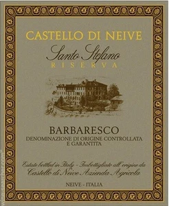 6 bottles BARBARESCO DOCG 2011 riserva " SANTO STEFANO " CASTELLO DI NEIVE - Foto 1 di 1
