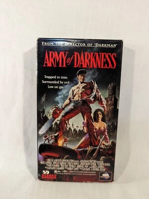 Army of Darkness VHS 1993 Horror Fantasy Bruce Campbell Sam Raimi Foto 1 de 4