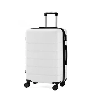 Carry On Luggage Suitcase with Double Spinner Wheels & TSA Lock White(20/24/28) - Picture 1 of 13