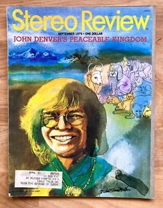 STEREO REVIEW Magazine JOHN DENVER Cover Story September 1975 - Picture 1 of 1