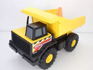 Tonka Hasbro Mighty Dump Truck 354 Tin Metal Caterpillar Toy Model Lorry 2012 - Picture 1 of 14