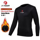 Men's Cycling Shirts Winter Thermal Long Sleeve Cycling Blouse Round Neck Slim