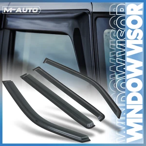 Tape-On Window Visor Shade Somke Vent Wind Rain Deflector for 09-15 Honda Pilot - Picture 1 of 6