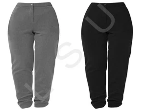 Girls Sturdy Fit School Trousers Generous Fit Half Elasticated 28"-46" Waist - Picture 1 of 7