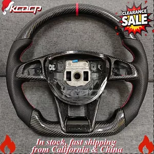 Carbon Fiber Steering Wheel for Mercedes-Benz C43 C63 E43 S G GLE GLC GLS AMG GT - Picture 1 of 5