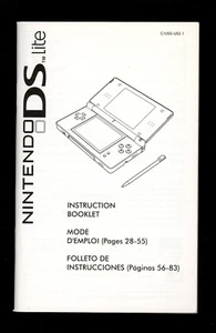 Nintendo DS Lite Handheld Instruction Booklet [C/USG-USZ-1] - Picture 1 of 2