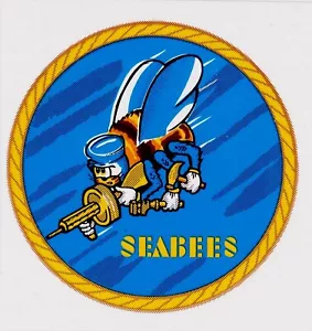 Marine Seabees Aufkleber - Bild 1 von 1