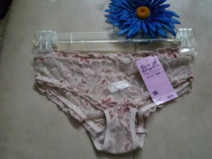 NWT Womens Mesh panties with Lace by Bare Elegance - Size small - Picture 1 of 4