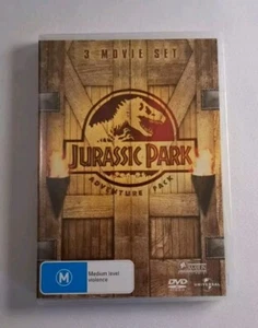 Jurassic Park DVD Adventure Pack 3 movie set Action Fantasy region 4 LLM2 - Picture 1 of 5