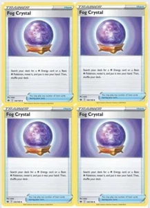 Fog Crystal Sword & Shield Chilling Reign 140/198 x4 Playset Pokémon TCG - Picture 1 of 1