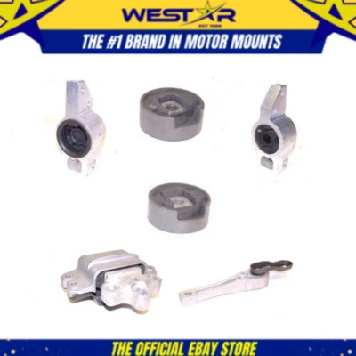 Juego de 6 piezas de montaje de motor y transmisión para Volkswagen Golf 2010-2014 2,0 L diésel para auto Foto 1 de 3