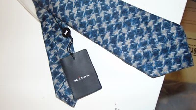 KITON SARTORIA NAPOLI CRAVATTA FATTA A MANO IMBUSTATA 280,00 LANA CACHEMIRE A4 - Imagen 1 de 4