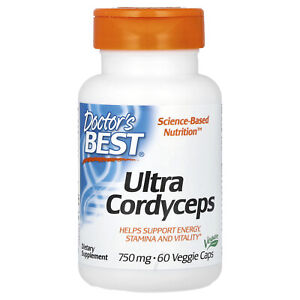 Doctor s Best Ultra Cordyceps 60 Veggie Caps Gluten-Free, Vegan