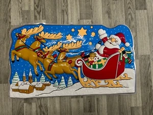 Retro Vintage 3D Moulded Christmas Wall Decoration - Picture 1 of 13