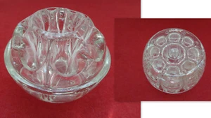 ANTIKER KLEINER BLUMENSTECKER AUS GLAS REIMS FRANKREICH 9 LÖCHER - Bild 1 von 1