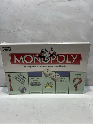 Monopoly Board Game in SPANISH - By Parker Brothers Vintage 1996 - New & Sealed - Image 1 of 4