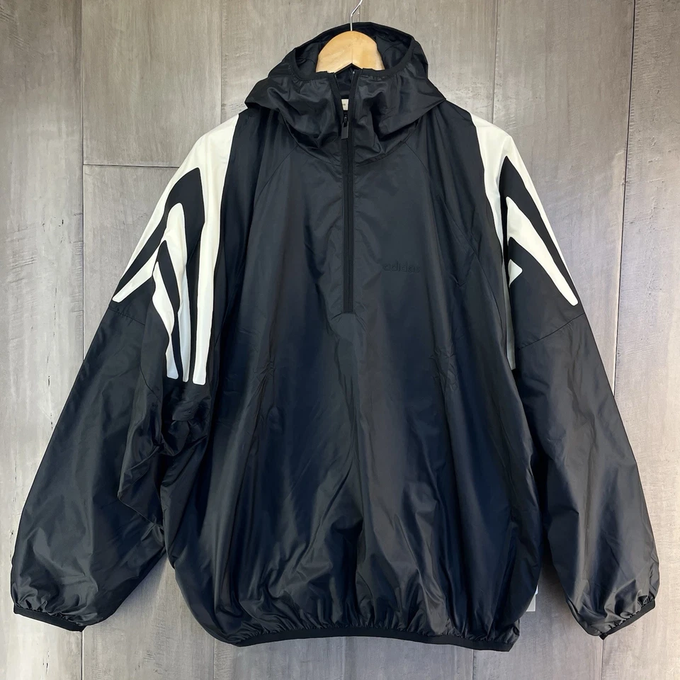 Adidas x Fear of God Athletics Adi Nation Half Zip Jacket IS5299 Size Large