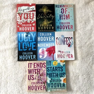 COLLEEN HOOVER 8 PB Books 6 Stand Alone Books and It Ends/Starts 2 Book Series - Picture 1 of 10
