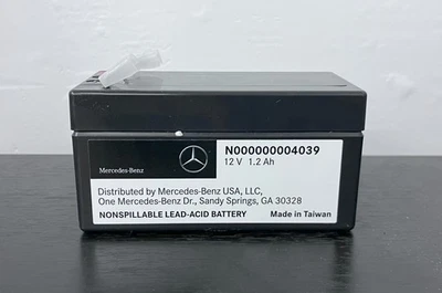 2015-2023 Oem Mercedes-Benz N000000004039 12V 1.2Ah Auxiliary Aux Battery - Image 1 of 3