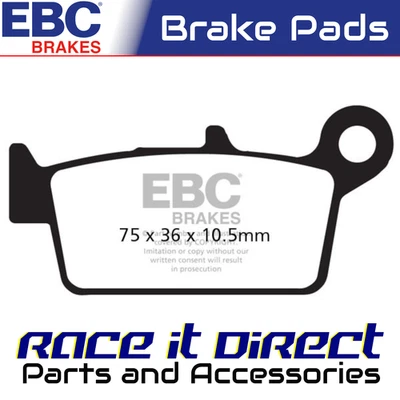 Pastillas Freno EBC Traseras Yamaha WR 400 F 2000 Foto 1 de 4