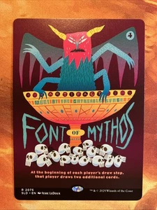 MTG Borderless Font of Mythos Secret Lair: X KEXP: You Are Not Alone!! - Bild 1 von 2